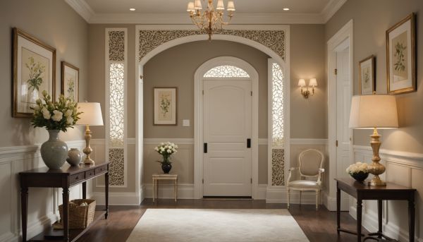 Adhésifs décoratifs pour portes et frises murales chic
