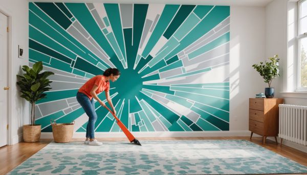 Comment appliquer un sticker mural géant sans faire de bulle