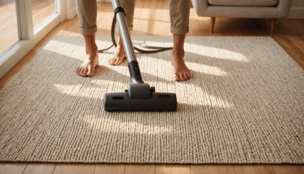 Comment nettoyer un tapis en fibres naturelles facilement