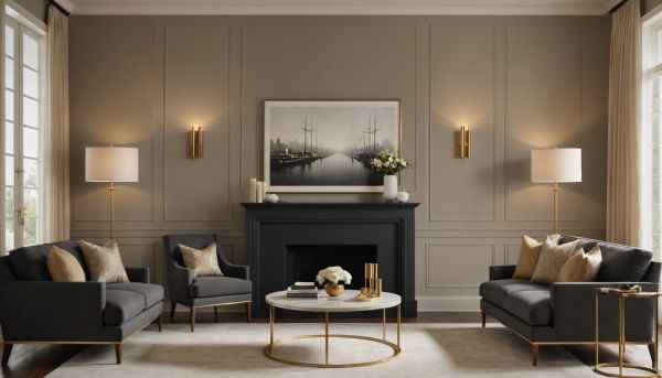 Lampadaires sur pied et appliques murales élégantes