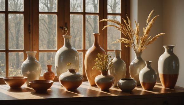 Les vases en céramique artisanale apportent du cachet fou