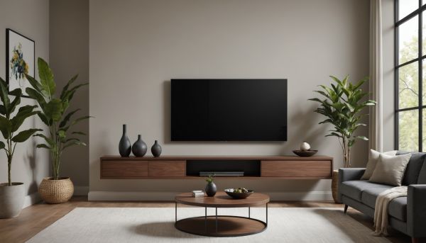 Quel meuble TV suspendu sélectionner pour un salon moderne